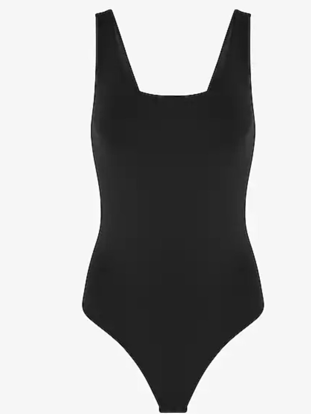Women's Express Classic Black Bodysuit  Scoop Neck